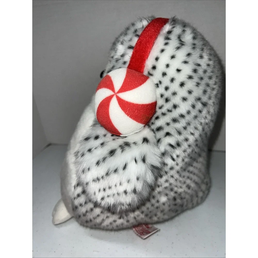 Russ Berrie Blizzie Owl Singing Plush Animal Happy Hoo-lidays 12